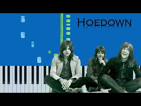 Emerson, Lake and Palmer - Hoedown Piano Synthesia Tutorial