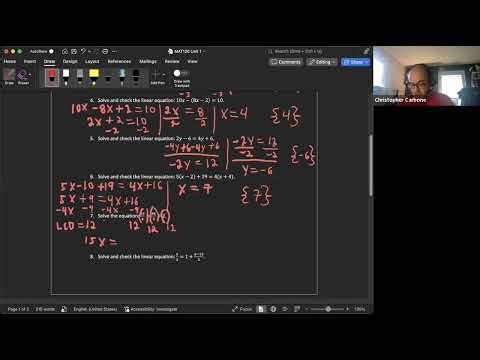 MAT120 Unit 1 Review Part 1