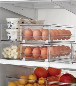 6.1K views · 75 reactions | Provide an egg-celent storage solution this holiday season with our Everything Organizer Egg Holder With Drawer, priced at $16.09 during our 12 Days of Deals! 讀 Act fast: https://container.store/415UIqS This award-winning product is slim and stackable, with a smooth pullout tray that dispenses eggs with one-handed convenience. Find the Everything Organizer Collection exclusively at #TheContainerStore and currently 30% off. | The Container Store | Facebook