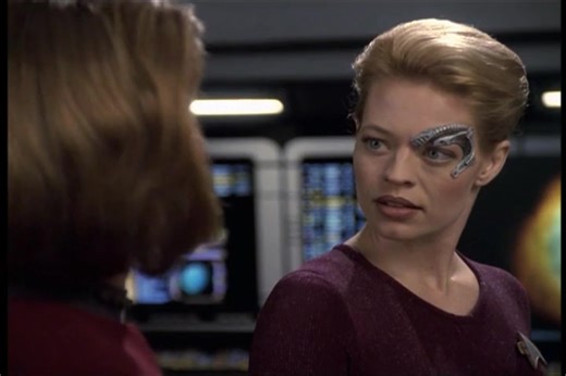 Starfleet Records. Starfleet Personnel: Kathryn M. Janeway, Captain of the USS Voyager. Icheb. In Cargo Bay 2, the three remaining Borg children and Seven are installed in their alcoves, regenerating. But Mezoti is having difficulty, fidgeting and trying to keep her eyes closed and relax, but finally gives up. She steps out of her alcove, ignoring the computer's warning that regeneration is incomplete. She goes to Seven's alcove and wakes her. "I can't regenerate," she tells her sadly. Mezoti st