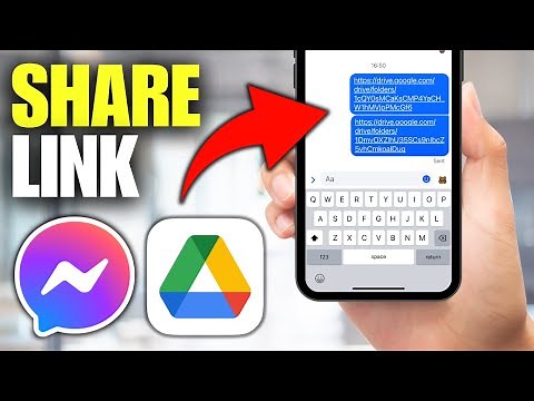 How To Share Google Drive Link on Messenger (Mobile)