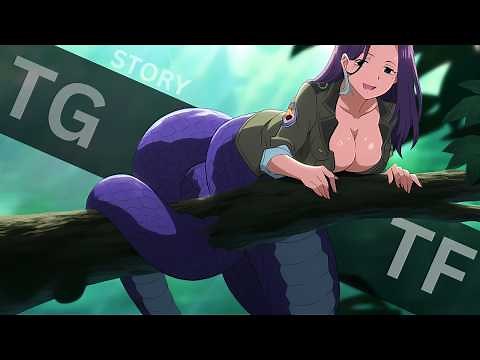 The Legend of Lamia P.1 SNAKE GIRL | Male to Female Transformation Animation | TG TF Comic Dub