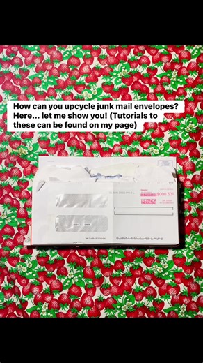 7.9K views · 46 reactions | How can you upcycle junk mail envelopes into something useful? Here let me show you some ways I repurpose them. #junkjournaljunkies #trashtotreasure #recycle #upcycle #repurposed #junkjournaling #junkjournalcommunity #junkinthetrunkbymaddie #junkjournals #scrapbooking | Junk in the Trunk by Maddie | Facebook