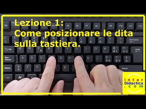 Lesson 1: How to Place Your Fingers on the Keyboard. Free Typing Course.