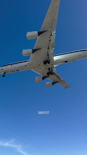 DC-8 is back again 🛬 #fyp #planespotting #fyppppppppppppppppppppppp #nasa #nasadc8 #douglasdc8 #dc8 #planespotters