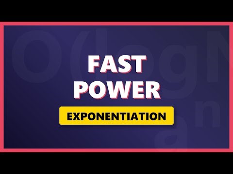 Fast Exponentiation Algorithm Explained | Power in O(log N) Time
