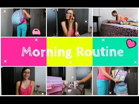 Mi Rutina De Mañana En Dias De Clase ♥ Lulu99