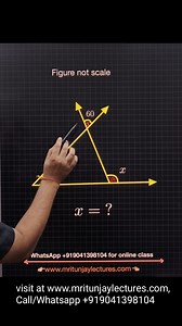 177K views · 533 reactions | #angle #parallellines #geometry #maths #basics #fundamentals #math #fbreelsvideo #sharingiscaring #satmath #satexam #SATPrep #mathtutorial #LETEXAM #exams #reviewer #algebratutor #mathreview #boardexams #mritunjaylectures | Mritunjay Lectures | Facebook