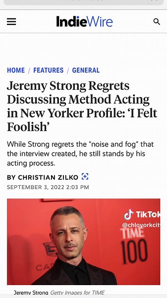 Exploring Jeremy Strong's Unique Method Acting