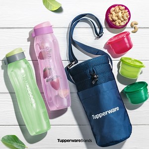 Slim, sleek, and ready to go! 🌿 Tupperware's Slim Eco Bottle, Pouch, and Snack Cup - your ultimate companions for on-the-go refueling. Stay refreshed, stay energized! 💧🍏 #OnTheGoEssentials #TupperwareRefuel #TupperwareBrands #TupperwareBrandsMalaysia #MyTuppLife | Tupperware Malaysia