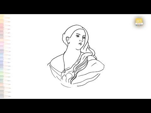 Queen Victoria drawings | Outline drawings | How to draw Queen Victoria step by step | #artjanag