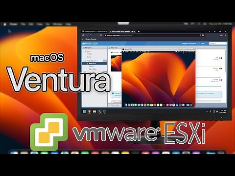 Running a MacOS 13 Ventura VM in VMware ESXi
