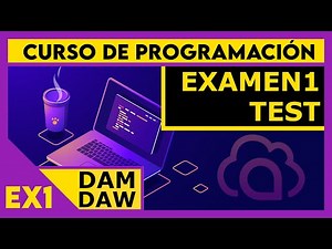✅ DAM - DAW: Solved JAVA Exam - TEST ☕ 1st Assessment