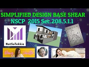 SIMPLIFIED DESIGN BASE SHEAR: NSCP 2015 SEC. 208.5.1.1