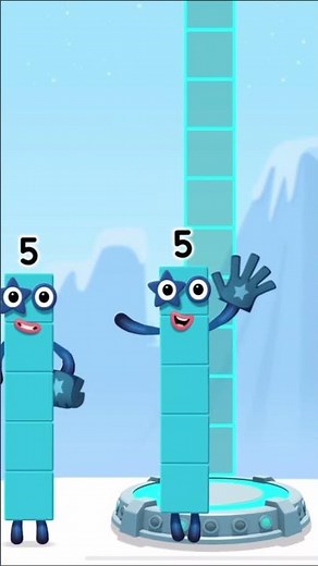 Numberblocks Learn to Count 5 in Toy World Magic Run World New Season | Numberblocks Find Number