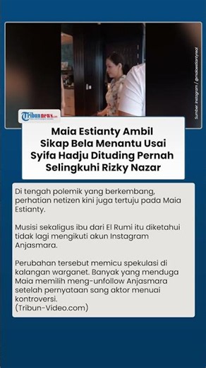 Anjasmara Tuding Syifa Hadju Selingkuh, Maia Estianty Bela Menantu Rizky Nazar di Tengah Isu Terkini