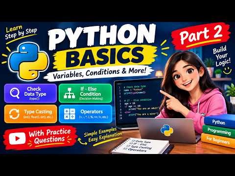 Python Tutorial for Beginners – Part 2 | Learn Python Step by Step