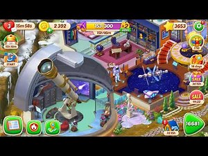 Homescapes - My Third House Completed [ Level 16680 ] Full House Tour Playrix HD