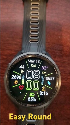 BEST WATCH FACE EVER for Garmin Forerunner! #garminforerunner #watchface