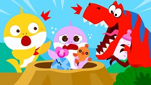 🍼Peekaboo! Baby Shark Babysits at a Dinosaur Theme Park🦖🦕 #BabyShark #kids #family #baby #education #babysits #play #KidsSeries #animation | Baby Shark