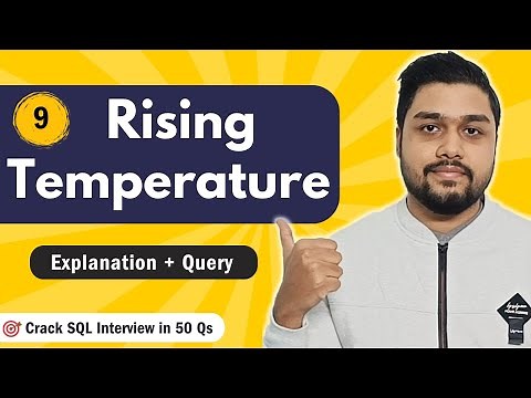 Rising Temperature | Leetcode 197 | Crack SQL Interviews in 50 Qs #mysql #leetcode
