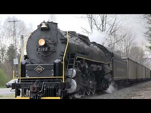 [4K] Reading & Northern 2102 Hauling a Coal Train!