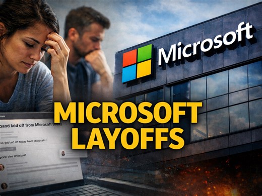 'Laid off from Microsoft today': Woman claims husband was abruptly fired without warning, internet asks if quiet layoffs are underway