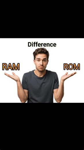 RAM vs ROM in Hindi #ramvsrom #memory #computer #randomaccessmemories