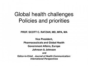 Global health challenges Policies and priorities - SlideServe