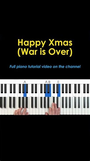 Title: Happy Xmas (War Is Over) piano arrangement