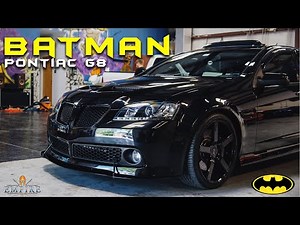 Batman Themed 2008 Pontiac G8 - BatG8 Mods and Customization