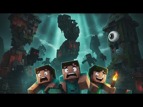 3 KİŞİLİK MİNECRAFT KORKU MACERASI! | GÜLMEKTEN ÖLDÜK, KORKUDAN YÜKSELDİK!