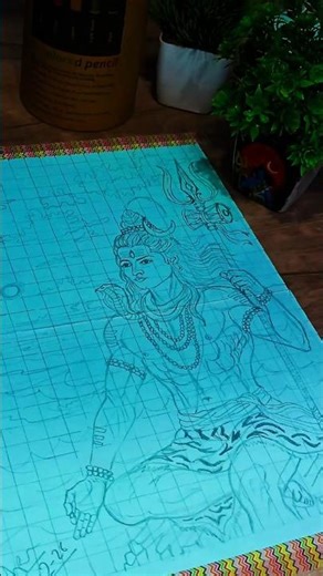 MahaShivratri Drawing 🔱 #shorts​ #mahashivratri #viral ​ #mahadev​ #drawing​ #art​