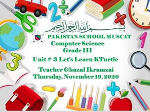 Grade 3: Computer Science: Unit: 3 Let's Learn KTurtle: How to Download and Install KTurtle?