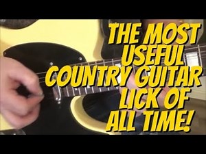 The Most Useful Country Guitar Lick Of All Time By Scott Grove