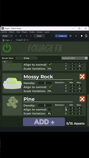 Foliage FX - New Roblox Studio Plugin