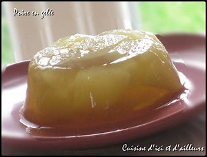 Recette de poire en gelée à la saveur vanillée