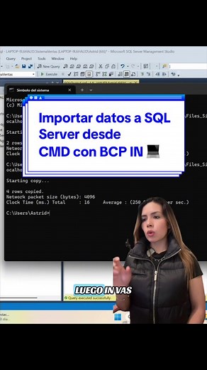 Importar datos a SQL Server desde CMD con BCP IN 💻