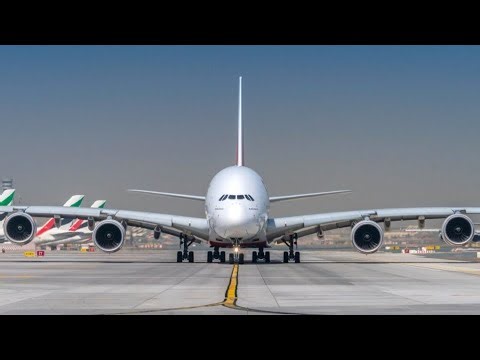 Full Departure of Emirates Airbus A380 from Birmingham Airport | Powerful Takeoff ✈️!