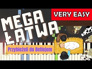 🎹 Przybieżeli do Betlejem - Piano Tutorial (MEGA ŁATWA wersja) 🎹
