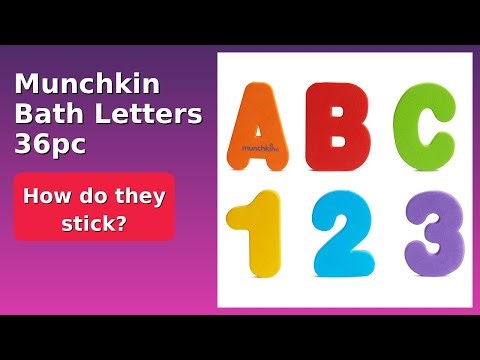 REVIEW (2025): Munchkin Bath Letters 36pc. ESSENTIAL details.