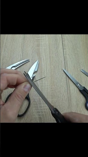 HOW TO SHARPEN SCISSORS AT HOME