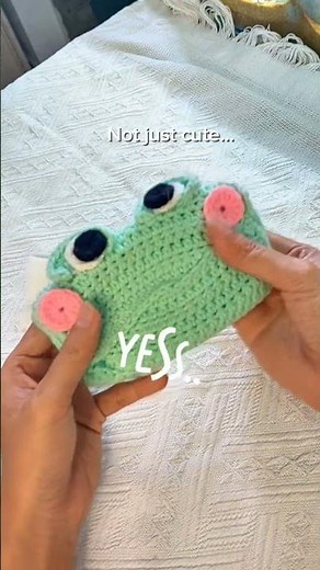 Crochet Tutorial for Beginners 🧶 How to Make Crochet Yarn Holder #beginnercrochet #crochetshorts