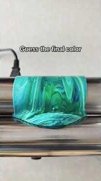 Guess what color the result is! #diy #asmr #art #satisfying #depression 6