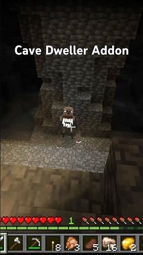 Cave Dweller Minecraft bedrock Dwellers Add-on