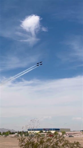 Blue Angels over Luke Air Force Base. #phoenix #airshow
