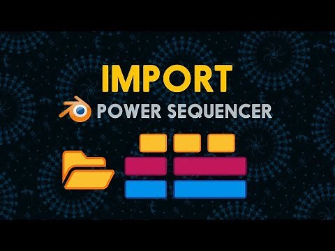 Blender Power Sequencer: Import local footage (video editing tutorial)