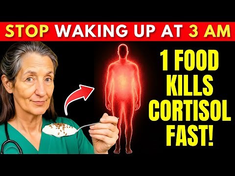 Always Waking Up at 3AM? Eat These 5 Foods to Lower Cortisol FAST After 60 | Barbara O'Neill