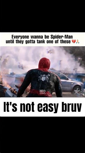 With Great Power comes Great Injuries!🤕😢 #spiderman #injury #marvel #funny #comedy #peterparker #mcu