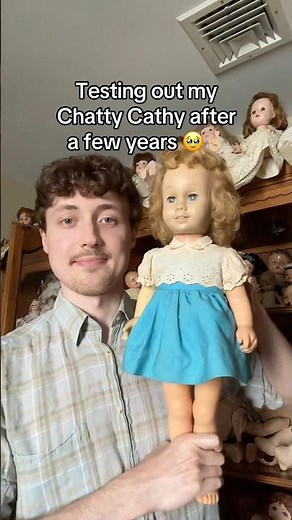 Testing out my Chatty Cathy doll after a few years 😳
